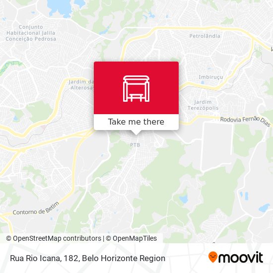 Rua Rio Icana, 182 map