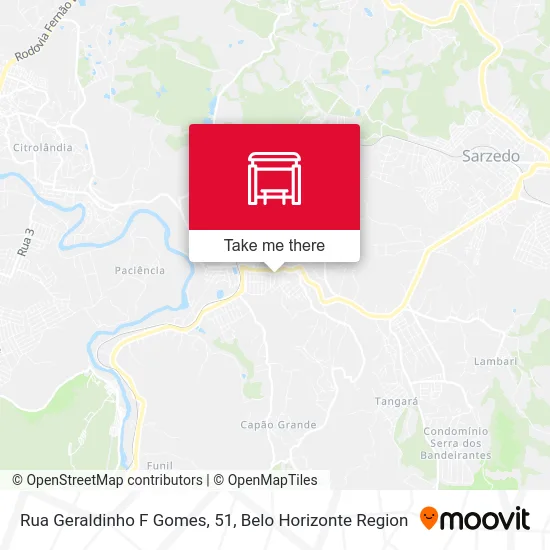 Rua Geraldinho F Gomes, 51 map