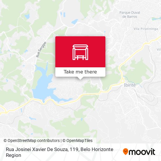 Rua Josinei Xavier De Souza, 119 map