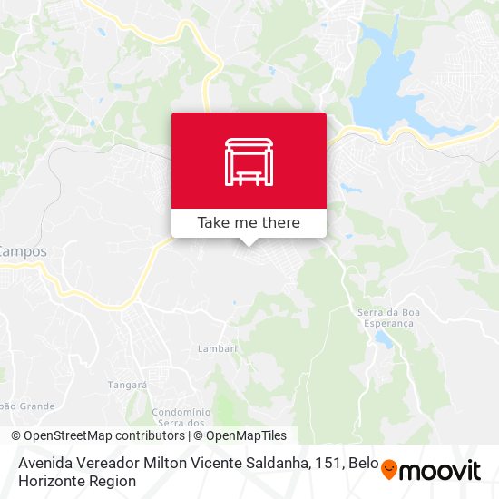 Avenida Vereador Milton Vicente Saldanha, 151 map