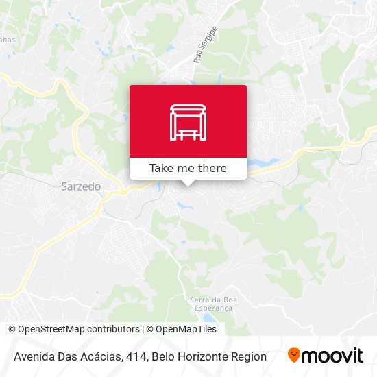 Avenida Das Acácias, 414 map