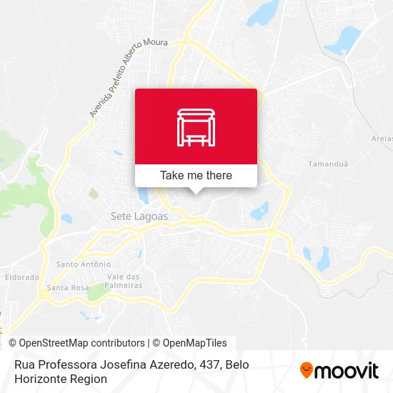 Rua Professora Josefina Azeredo, 437 map