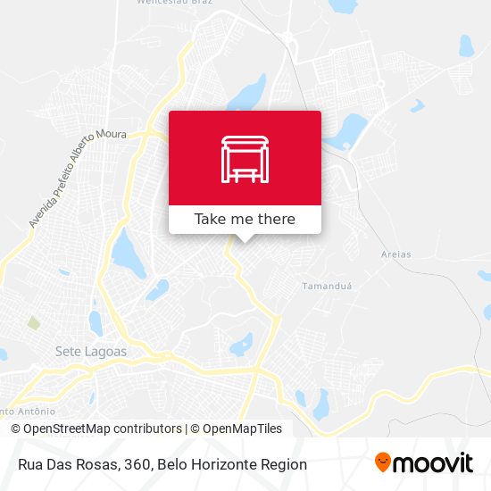 Rua Das Rosas, 360 map