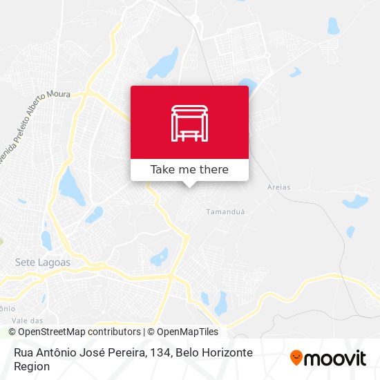 Rua Antônio José Pereira, 134 map