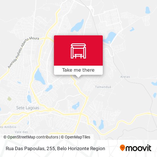 Rua Das Papoulas, 255 map
