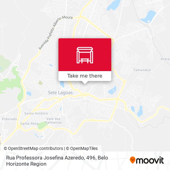 Rua Professora Josefina Azeredo, 496 map
