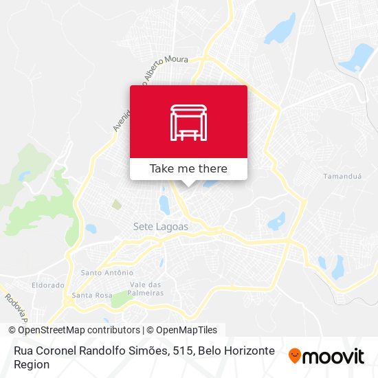 Rua Coronel Randolfo Simões, 515 map