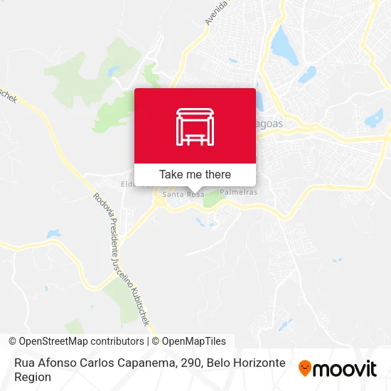 Rua Afonso Carlos Capanema, 290 map