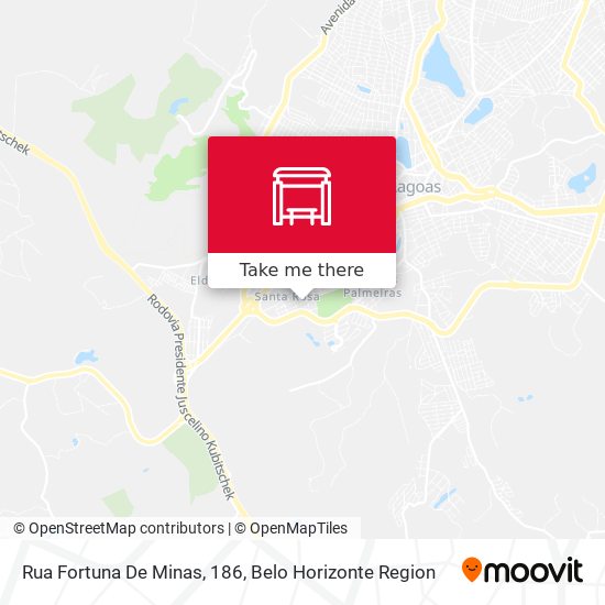 Rua Fortuna De Minas, 186 map