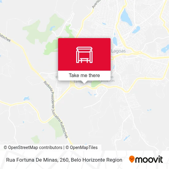 Rua Fortuna De Minas, 260 map