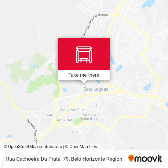 Rua Cachoeira Da Prata, 79 map