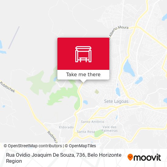 Rua Ovídio Joaquim De Souza, 736 map
