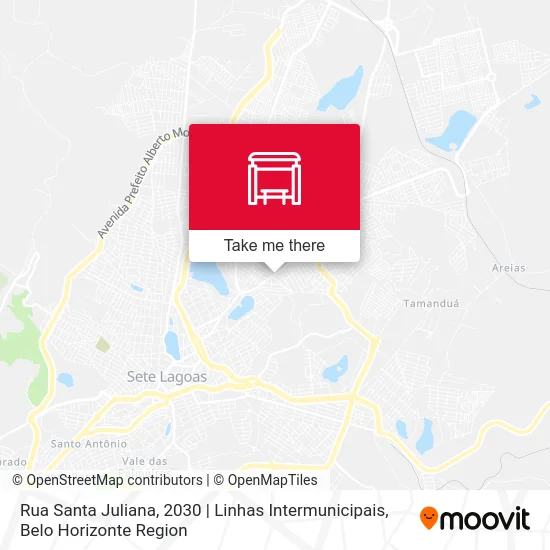 Rua Santa Juliana, 2030 | Linhas Intermunicipais map