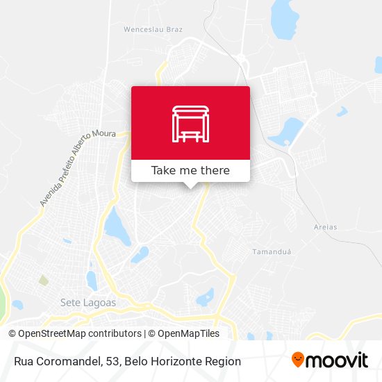 Rua Coromandel, 53 map