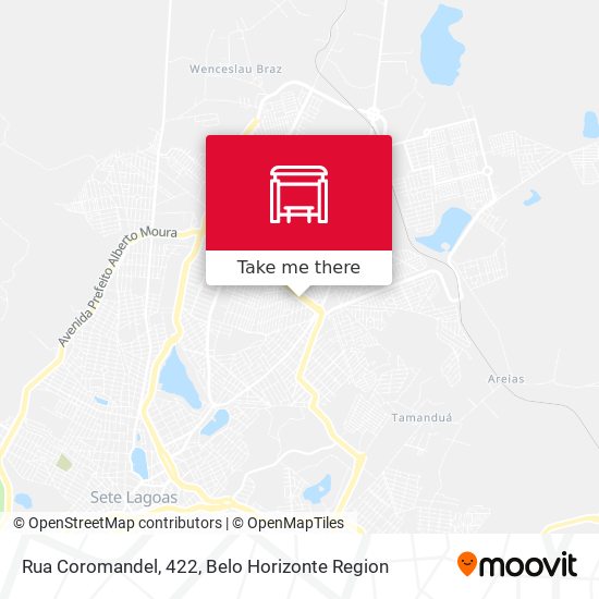 Rua Coromandel, 422 map