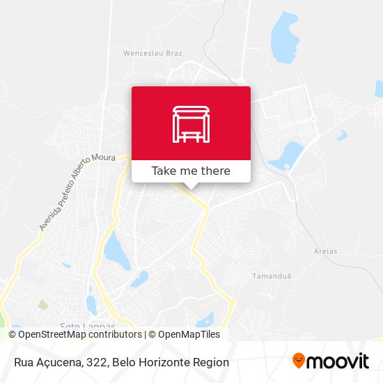 Rua Açucena, 322 map