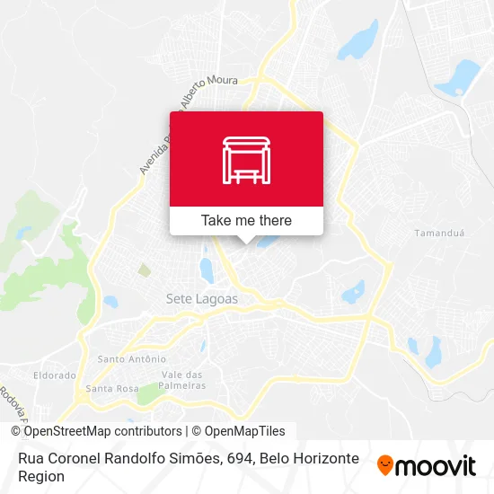 Rua Coronel Randolfo Simões, 694 map