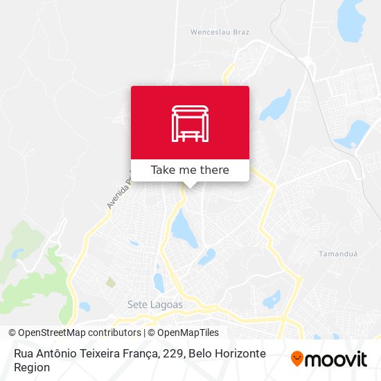 Rua Antônio Teixeira França, 229 map