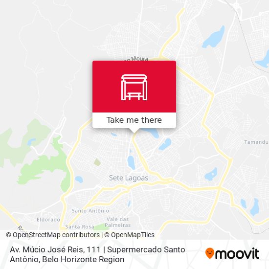 Av. Múcio José Reis, 111 | Supermercado Santo Antônio map