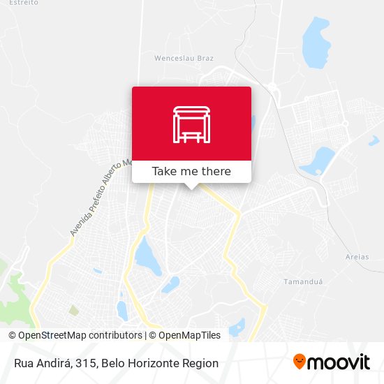 Rua Andirá, 315 map