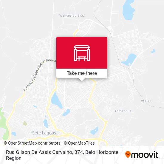 Rua Gilson De Assis Carvalho, 374 map