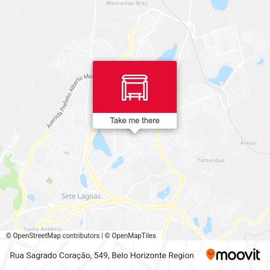 Rua Sagrado Coração, 549 map
