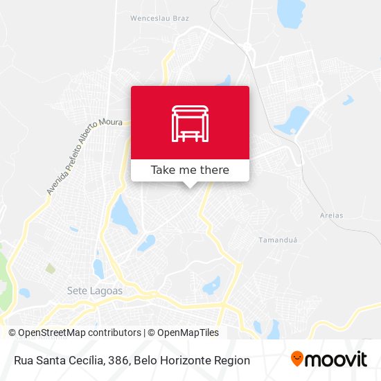 Rua Santa Cecília, 386 map