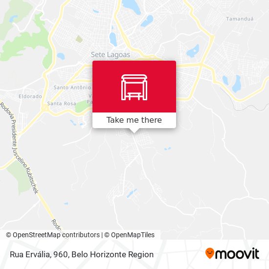 Rua Ervália, 960 map