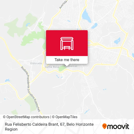 Rua Felisberto Caldeira Brant, 67 map