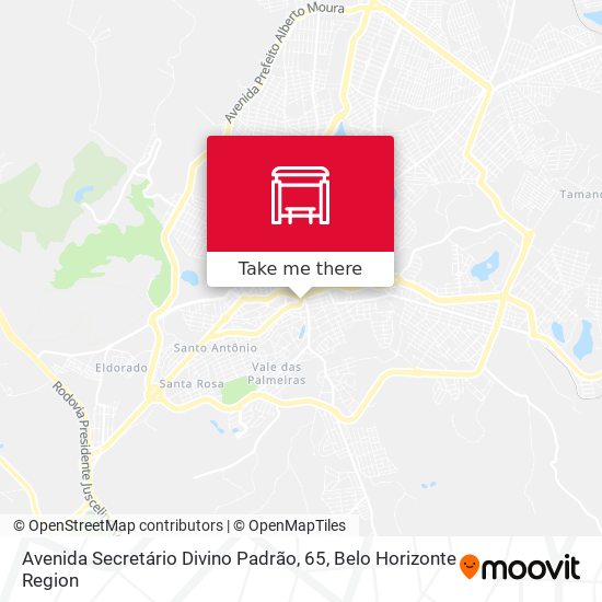 Avenida Secretário Divino Padrão, 65 map