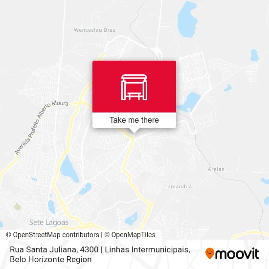 Rua Santa Juliana, 4300 | Linhas Intermunicipais map