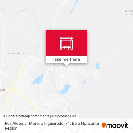 Rua Aldemar Moreira Figueiredo, 71 map
