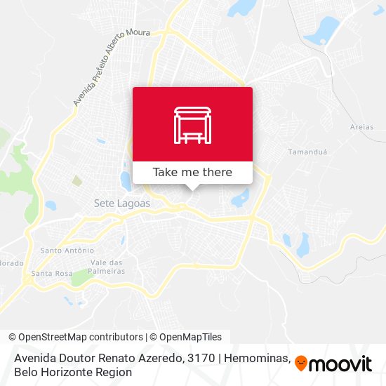 Avenida Doutor Renato Azeredo, 3170 | Hemominas map