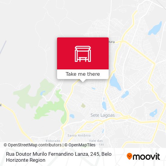 Rua Doutor Murilo Fernandino Lanza, 245 map