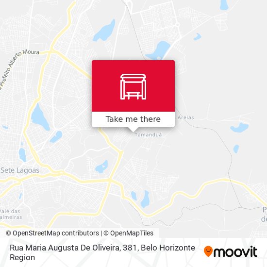 Rua Maria Augusta De Oliveira, 381 map