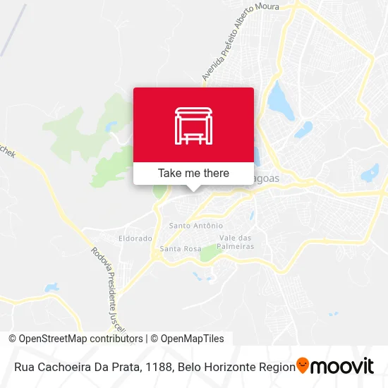 Rua Cachoeira Da Prata, 1188 map