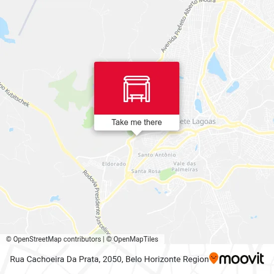 Rua Cachoeira Da Prata, 2050 map