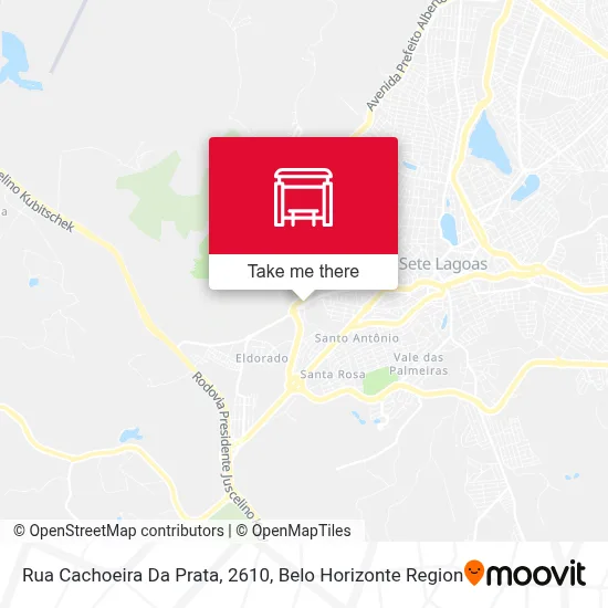 Rua Cachoeira Da Prata, 2610 map