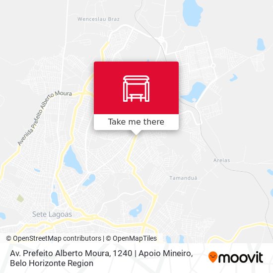 Mapa Av. Prefeito Alberto Moura, 1240 | Apoio Mineiro