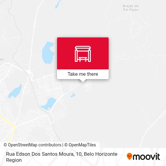 Rua Edson Dos Santos Moura, 10 map