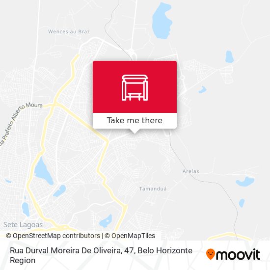 Rua Durval Moreira De Oliveira, 47 map
