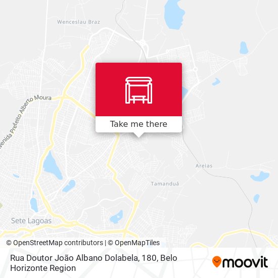 Rua Doutor João Albano Dolabela, 180 map
