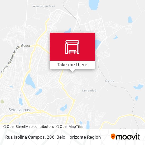 Rua Isolina Campos, 286 map