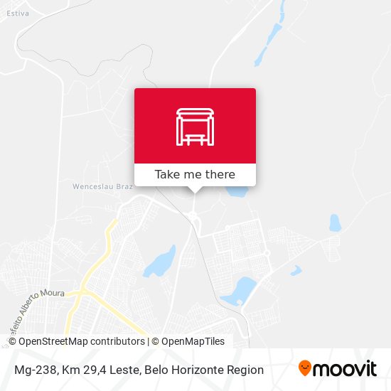 Mg-238, Km 29,4 Leste map