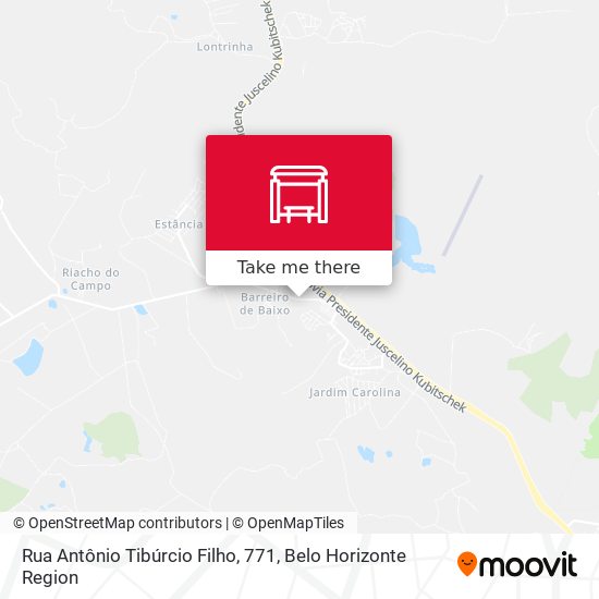Rua Antônio Tibúrcio Filho, 771 map