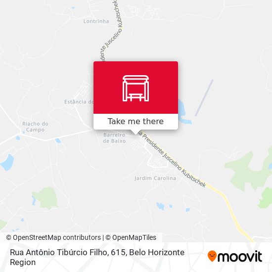 Rua Antônio Tibúrcio Filho, 615 map