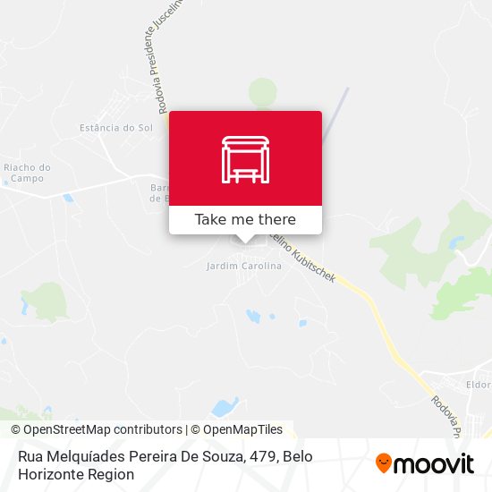 Rua Melquíades Pereira De Souza, 479 map