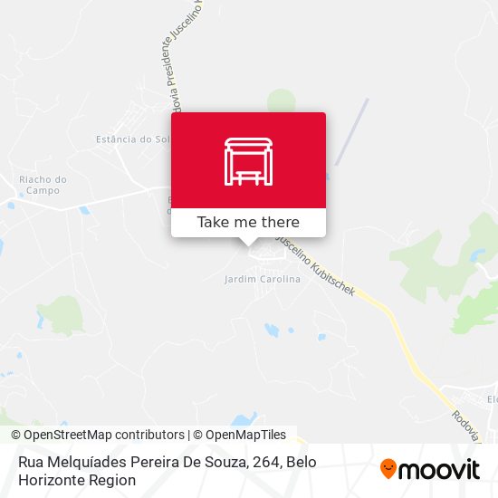 Rua Melquíades Pereira De Souza, 264 map