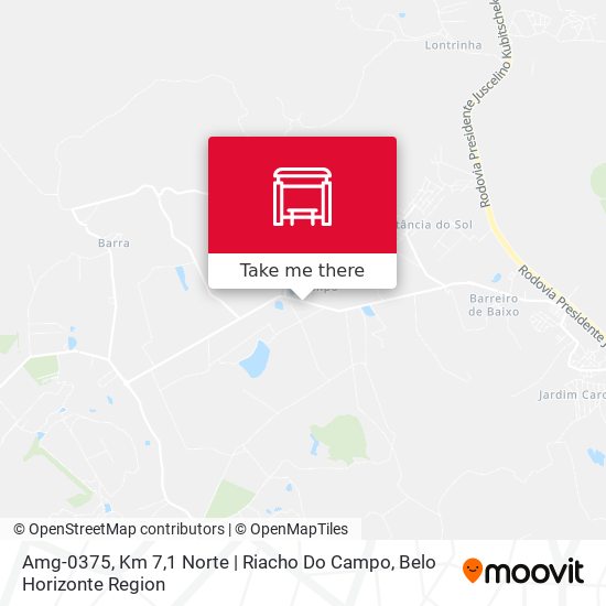 Amg-0375, Km 7,1 Norte | Riacho Do Campo map