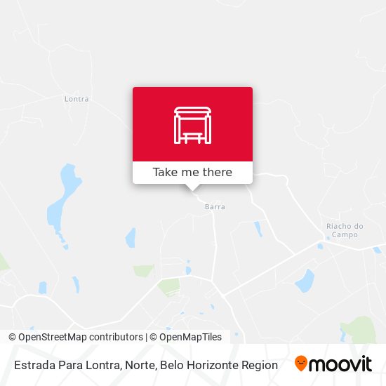 Estrada Para Lontra, Norte map